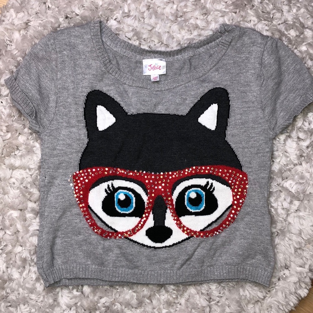 Justice sz 10 girls crop top😻